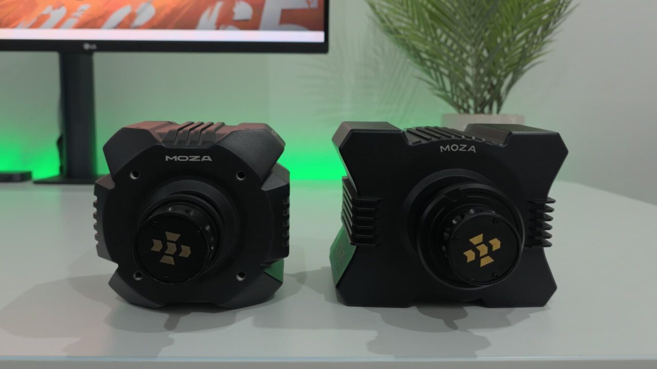 Moza R5 Pro Wheel Base Compared to R5